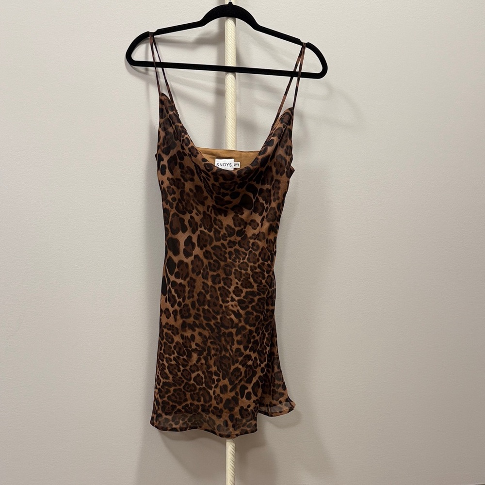 Leopard Print Mini Dress